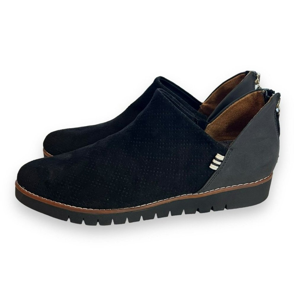 Dr.‎ Scholl's Shoes Women's Insane Loafer Flat Ankle Bootie Black Size 11
